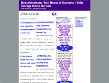Tablet Screenshot of boxcabinetsam.com